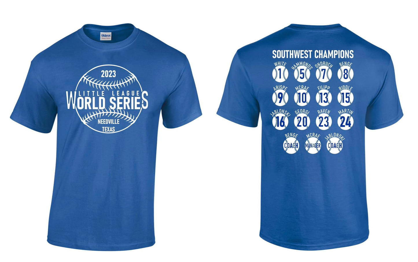 2023 Needville Little League World Series Shirt - Needville Blue Edition