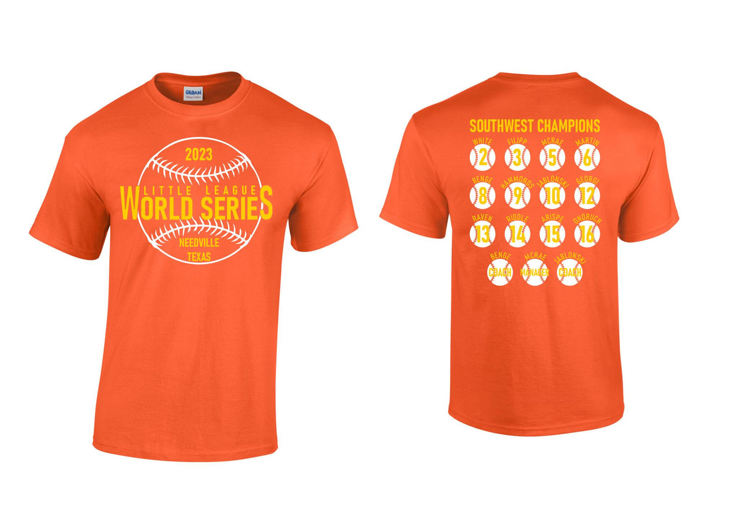 2023 Needville Little League World Series Shirt - Southwest Region Edition