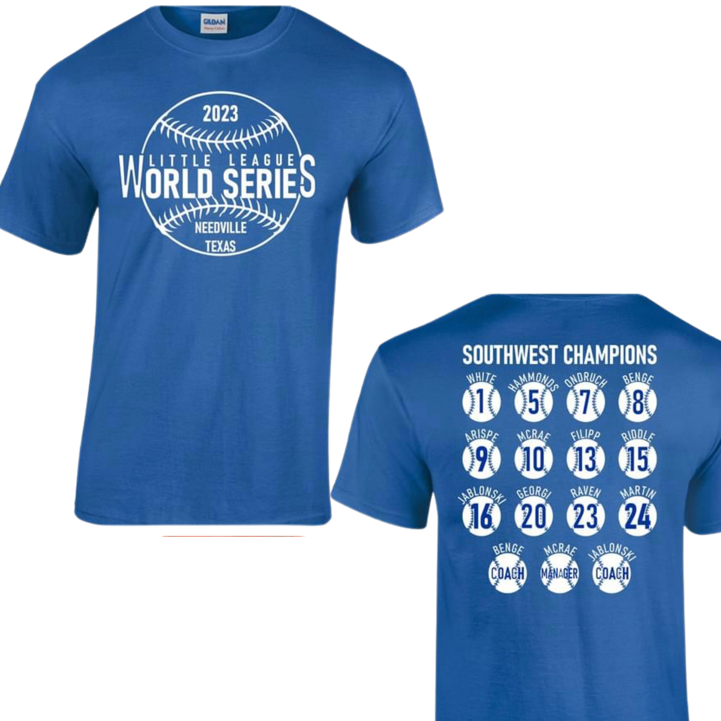 2023 Needville Little League World Series Shirt - Needville Blue Edition