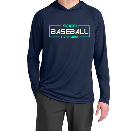 Youth Navy Custom SOCO Baseball Tee/Hoodie