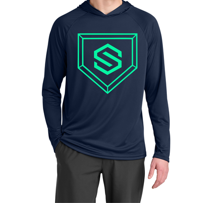 Youth Navy Custom SOCO Baseball Tee/Hoodie