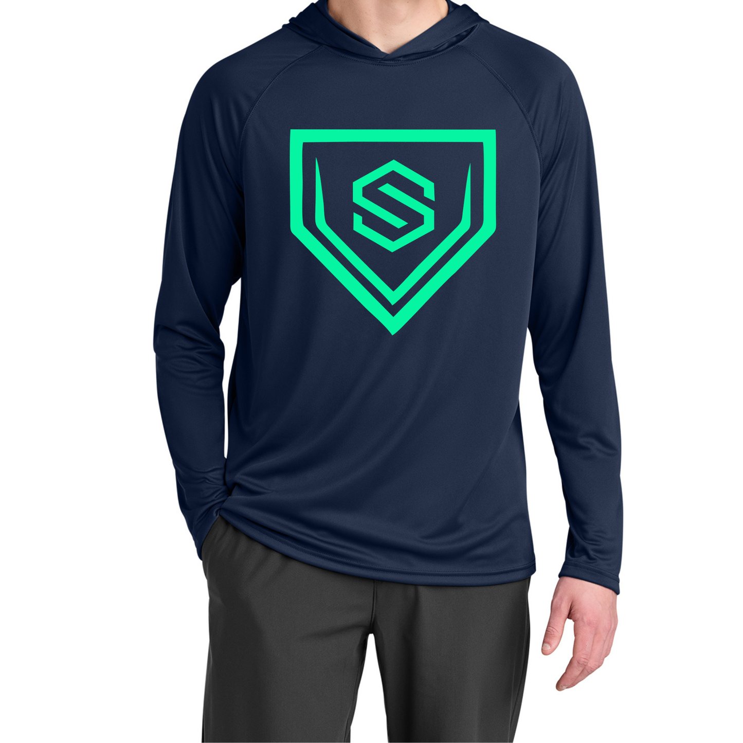 Youth Navy Custom SOCO Baseball Tee/Hoodie