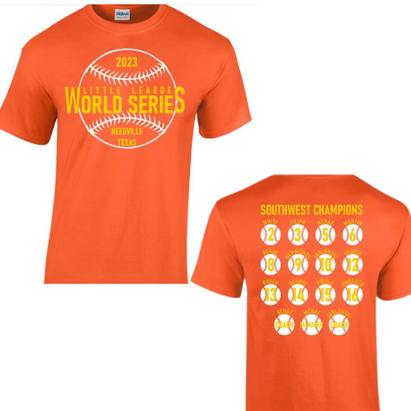 2023 Needville Little League World Series Shirt - Southwest Region Edition