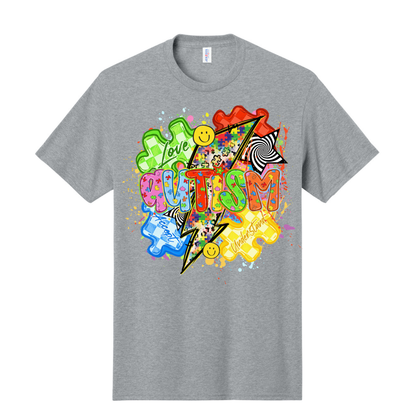 Lightning Bolt Autism Tee