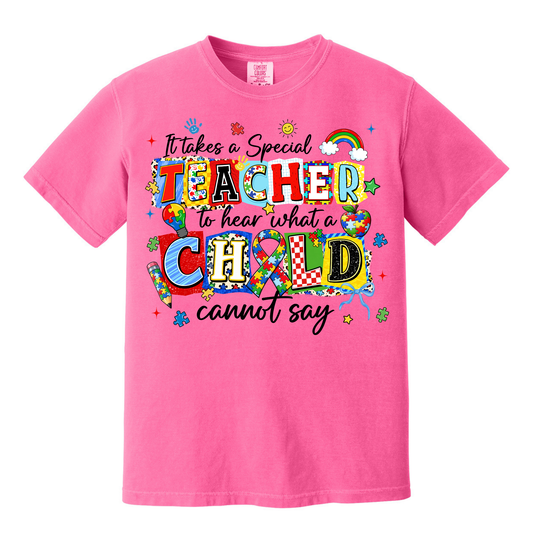 Autism Teacher Tee