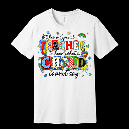 Autism Teacher Tee