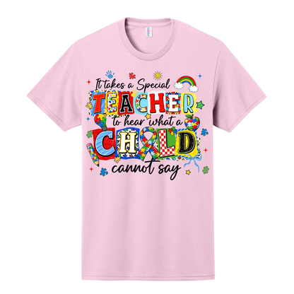 Autism Teacher Tee