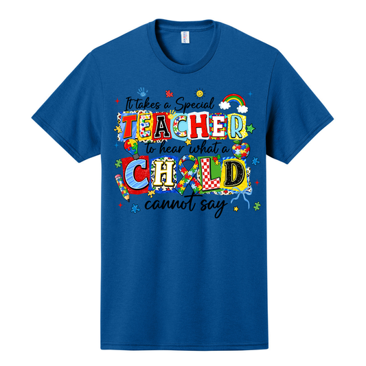 Autism Teacher Tee
