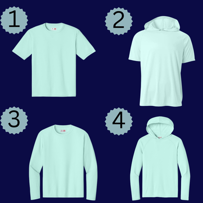 Adult Mint Custom SOCO Baseball Tee/Hoodie