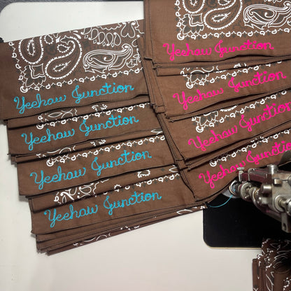 Custom Chainstitch Bandana