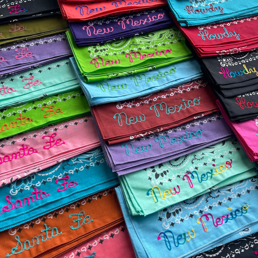 Custom Chainstitch Bandana