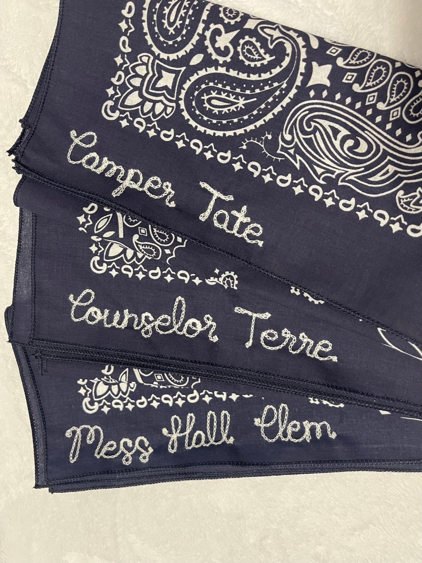 Custom Chainstitch Bandana