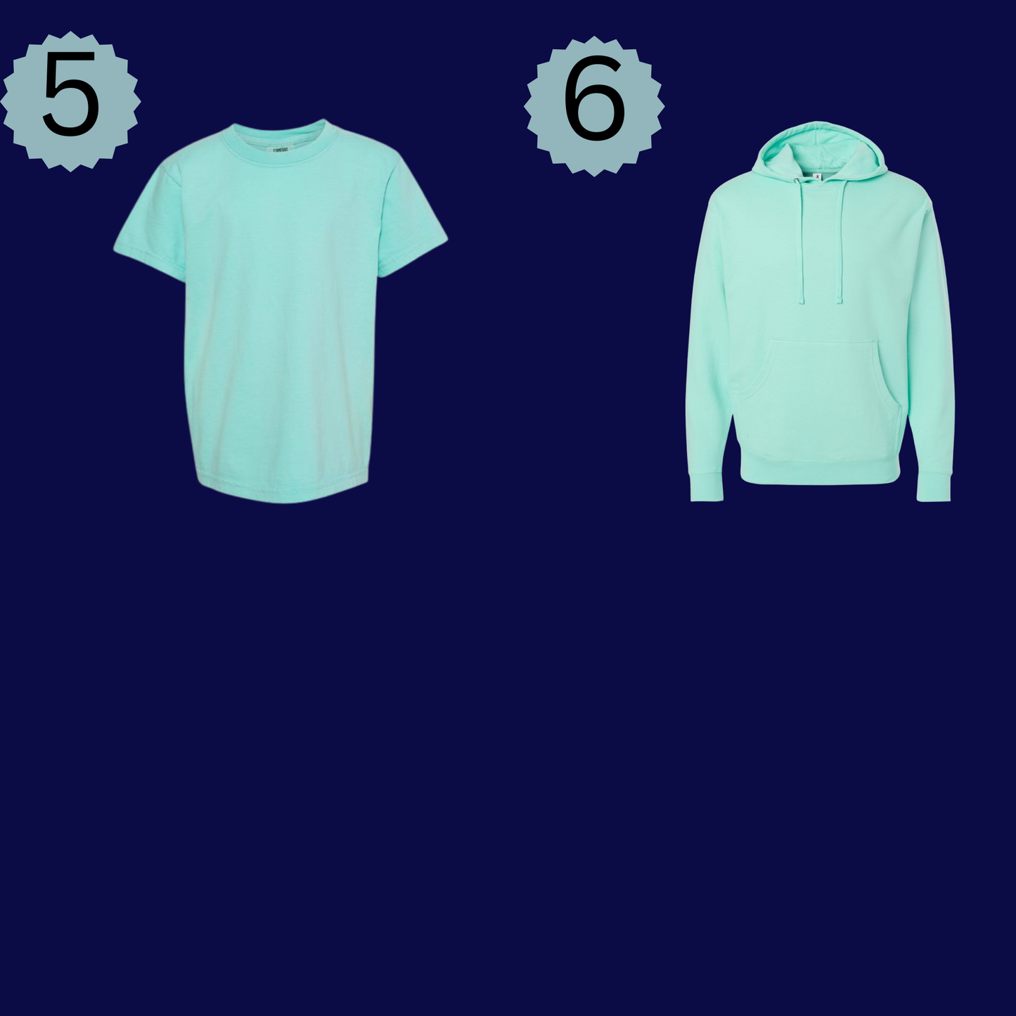 Adult Mint Custom SOCO Baseball Tee/Hoodie